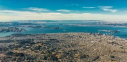 Aerial photo of the San Francisco Bay Area
